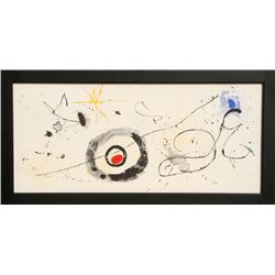 Joan Miro, from Derrier le Mirroir 4, Lithograph