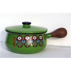 Peter Max, Green Flowers Sauce Pan