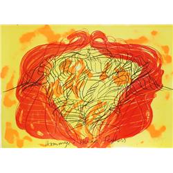 Jean Messagier, Homage a Hercule Seghers, Lithograph