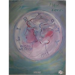 Peter Max, In God We Trust, Poster