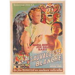 Rene LeFebvre, La Sauvagesse Blanche, Movie Poster