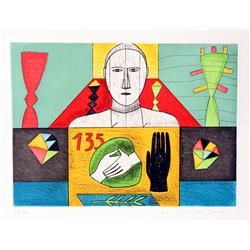 Mimmo Paladino, Mathematica 2, Aquatint Etching