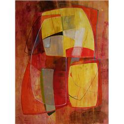 Sara Abbott, Modern Space III, Acrylic Painting