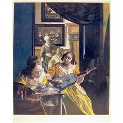 George Deem, Primary Vermeer, Lithograph