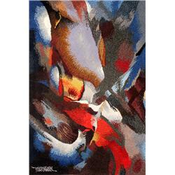 Leonardo Nierman, Abstract Tapestry