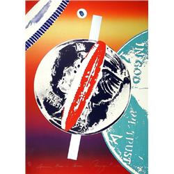 James Rosenquist, Spinning Faces in Space, Lithograph