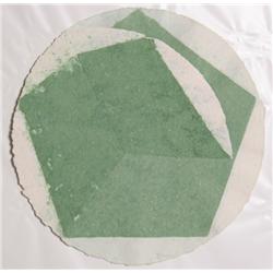 William Fares, Circle and Pentagon, Hand-Colored Shapes
