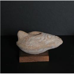 Greco-Roman Artifact, Lamp 2, Terra Cotta