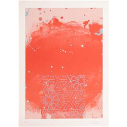 Hong Hao, Red, Lithograph