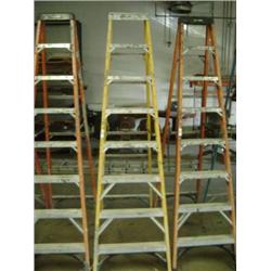 8' FIBERGLASS LADDER