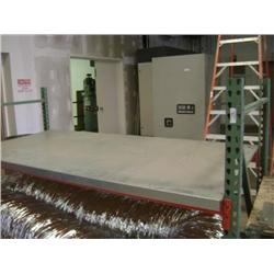 1 SECTION TEARDROP PALLET RACKING