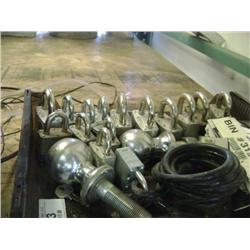 LOT OF LOCKS/BALL HITCHES