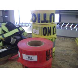 LOT OF CAUTION/DANGER TAPE