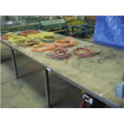 12' X 4' STEEL WORK TABLE