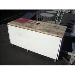 BUTCHER BLOCK WORK BENCH