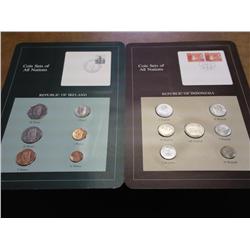 IRELAND & INDONESIA COIN & STAMP SETS (UNC)