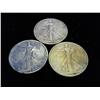 Image 1 : 1942, 43 & 44-D WALKING LIBERTY HALF DOLLARS