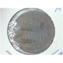 1865 TWO CENT PIECE (FINE)