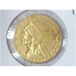 1928 $2 1/2 INDIAN QUARTER EAGLE (GOLD)