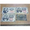 Image 1 : 4-ASSORTED US FRACTIONAL CURRENCYS