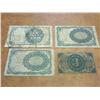 Image 2 : 4-ASSORTED US FRACTIONAL CURRENCYS