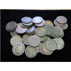 ROLL OF 1890'S INDIAN HEAD CENTS