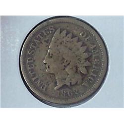 1862 INDIAN HEAD CENT