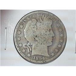 1896 BARBER HALF DOLLAR