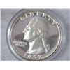 1957 WASHINGTON SILVER QUARTER PROOF