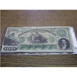 $50 SHREVEPORT, LA OBSOLETE CURRENCY