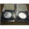 Image 2 : 2000 & 01 AMERICAN SILVER EAGLES 2 COINS (UNC)