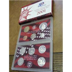 2001 US SILVER PROOF SET (BETTER DATE)