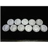 Image 1 : 11 ASSORTED SILVER ROOSEVELT DIMES