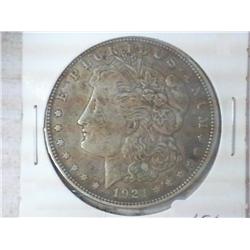 1921-D MORGAN SILVER DOLLAR