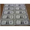 Image 1 : 10 HIGH GRADE ASSORTED 1935 $1 SILVER CERTIFICATES