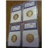 Image 1 : ALL 4 2000-S PRESIDENTIAL DOLLARS IGS PR70 DCAM