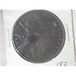 1889 MORGAN SILVER DOLLAR (TONED)