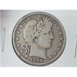 1899 BARBER HALF DOLLAR (VERY GOOD)