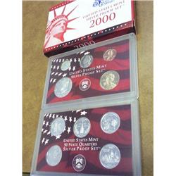 2000 US SILVER PROOF SET