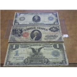 LOT OF 3 LOW END LARGE SIZE NOTES