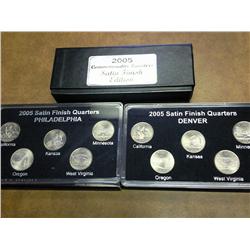 2005-P/D  COMMEM QUARTER SATIN FINISH EDITION