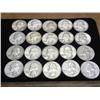 Image 1 : 20 ASSORTED WASHINGTON SILVER QUARTERS