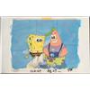 Image 1 : Animation Original SpongeBob Cel Art Happy Background