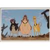 Image 1 : Home on the Range Disney Cows Painted Animation Cel