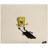 Image 1 : Shadow SpongeBob Original Animation Cel Crazy Art