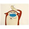 Image 2 : Animation Ren And Stimpy Original Up Cel Art Cat