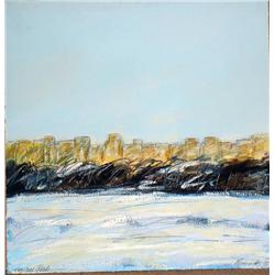 Joyce Rezendes, Central Park, Harlem,  Signed Painting