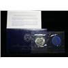 Image 1 : 1974-s Silver Uncirculated Eisenhower Dollar in Original Packaging with COA  "Blue Ike"