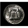 Image 2 : 1963-d Franklin Half Dollar 50c Grades ms64