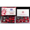 Image 1 : 2000 United States Silver Proof Set - 10 pc set, about 1 1/2 ounces of pure silver